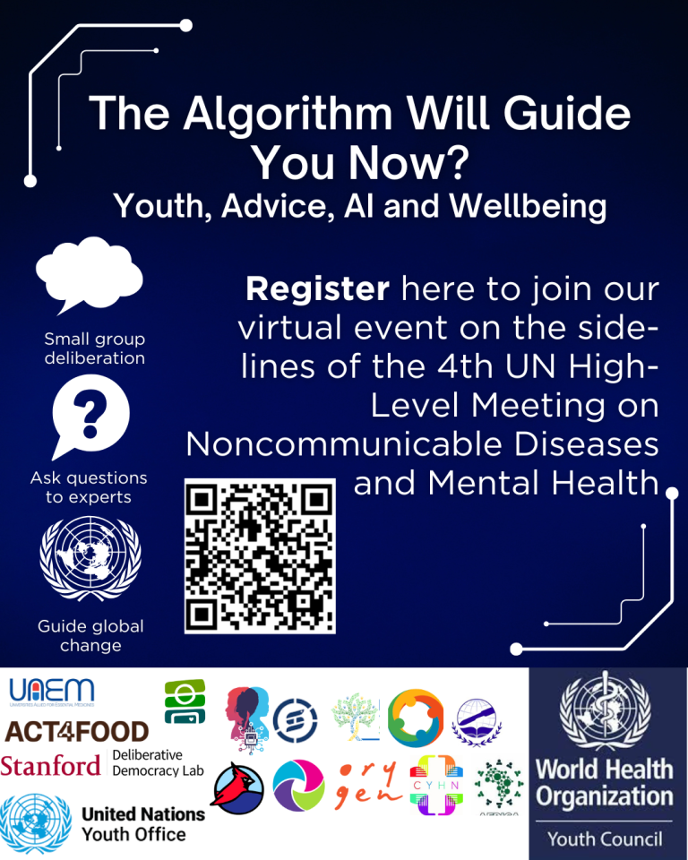 UNGA Side Event – The algorithm will guide you now? - Youth Health ...